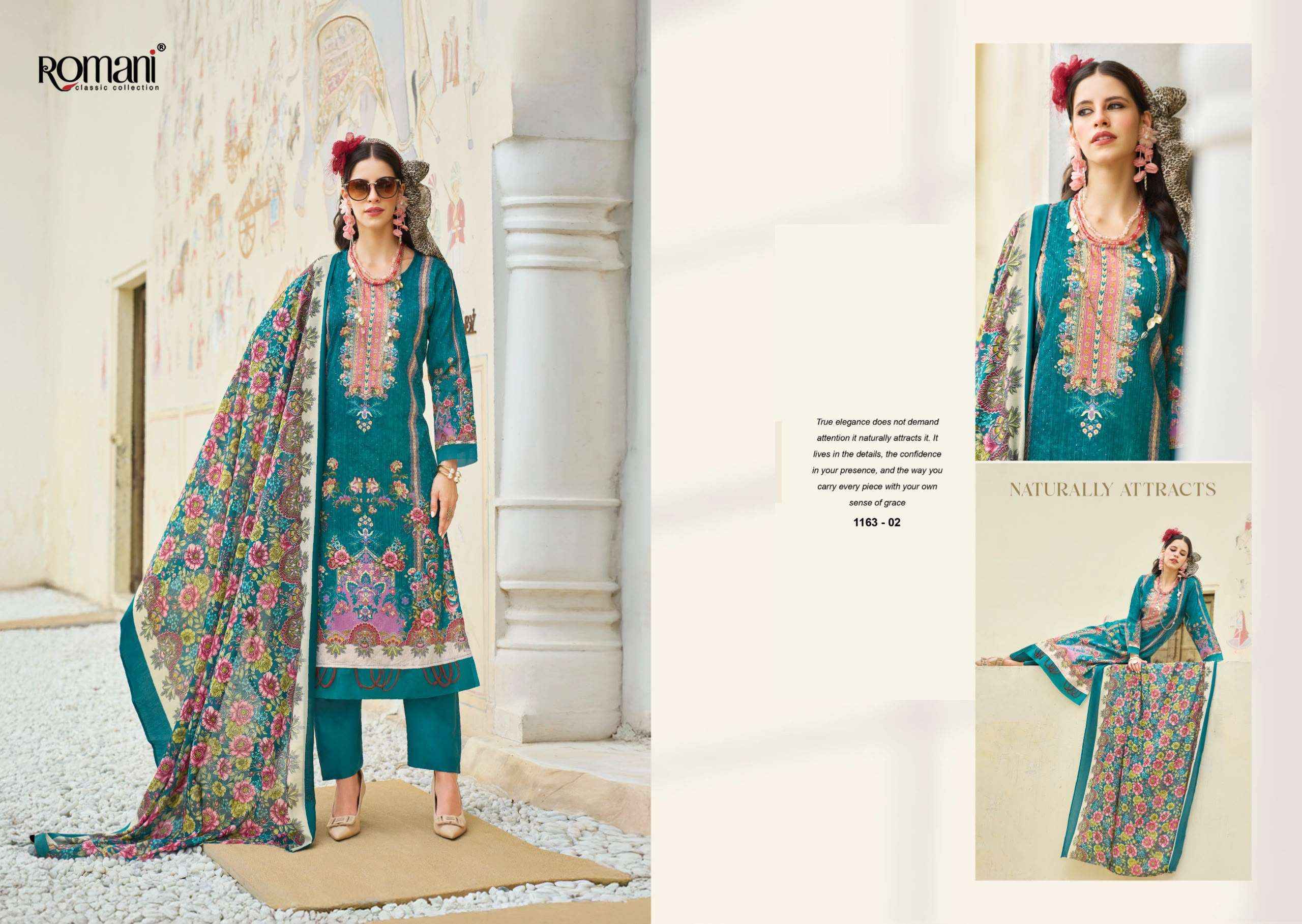 Romani Nafisa Vol 3 Cotton Dress Material 8 pcs Catalogue