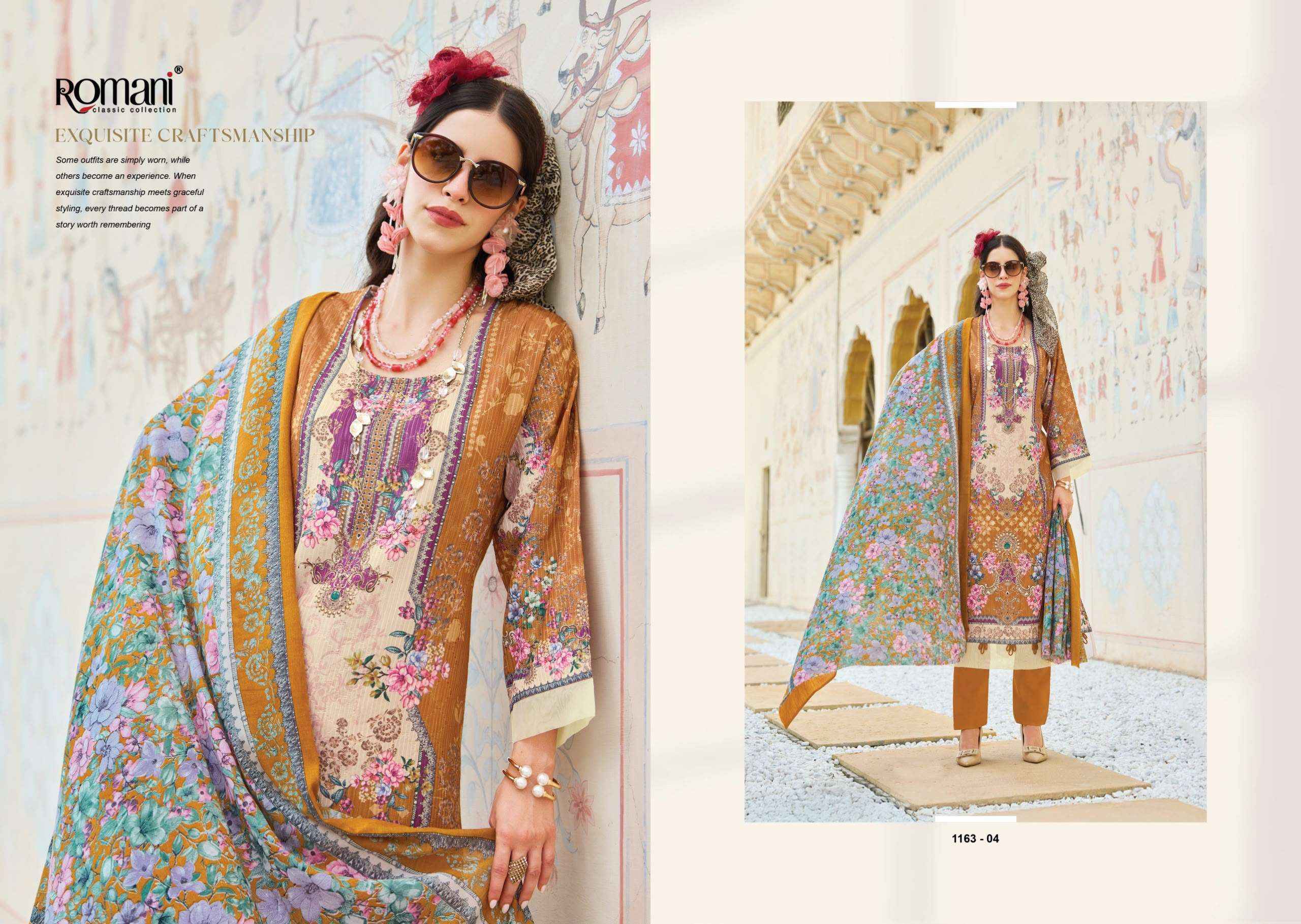 Romani Nafisa Vol 3 Cotton Dress Material 8 pcs Catalogue