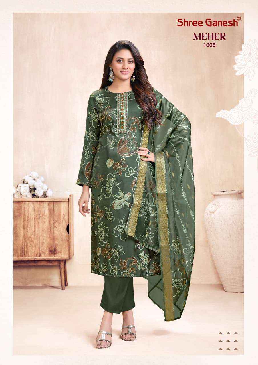 Shree Ganesh Meher Vol 1 Readymade Cotton Dress 10 pcs Catalogue