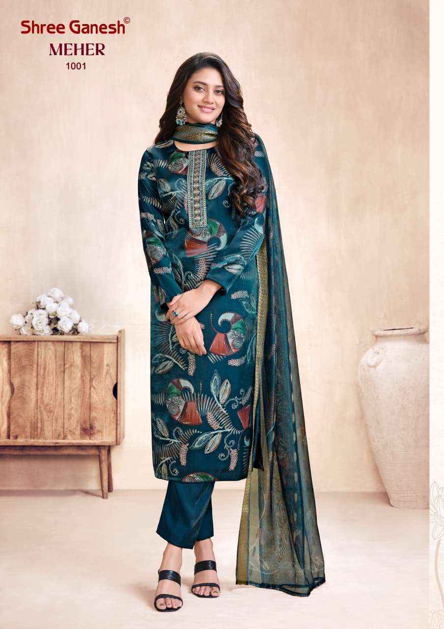 Shree Ganesh Meher Vol 1 Readymade Cotton Dress 10 pcs Catalogue