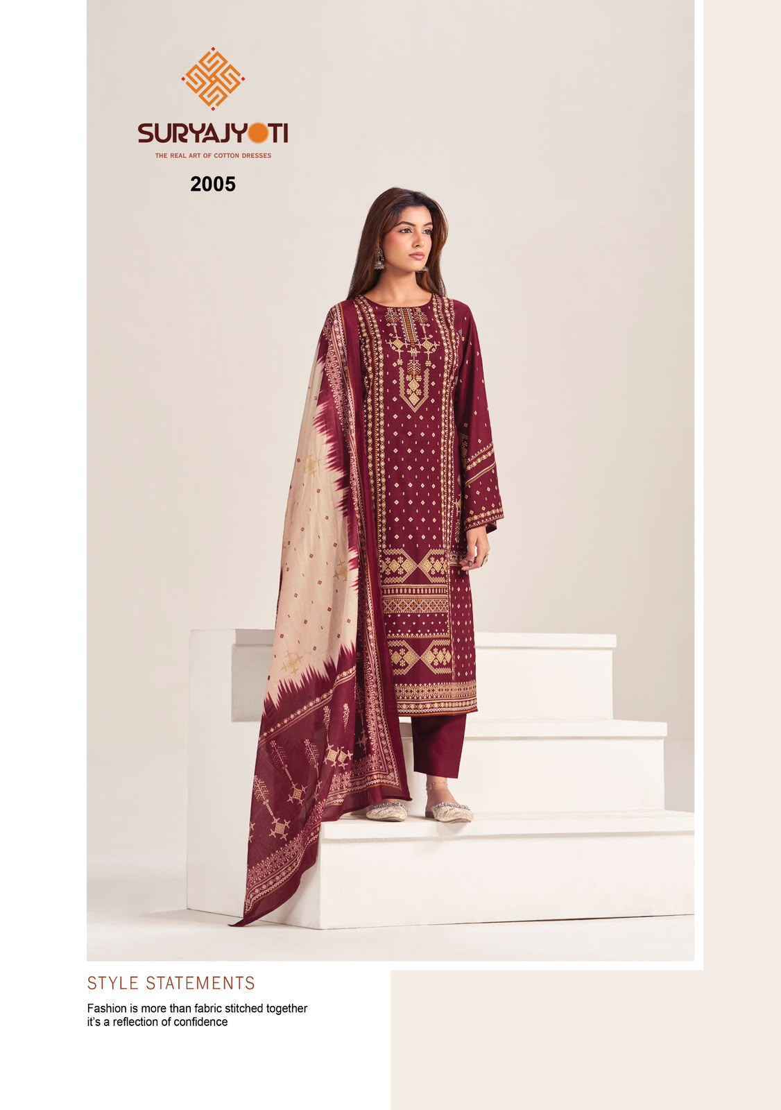 Suryajyoti Kashmiri Cotton Vol 2 Cotton Dress Material 8 Pcs Catalouge