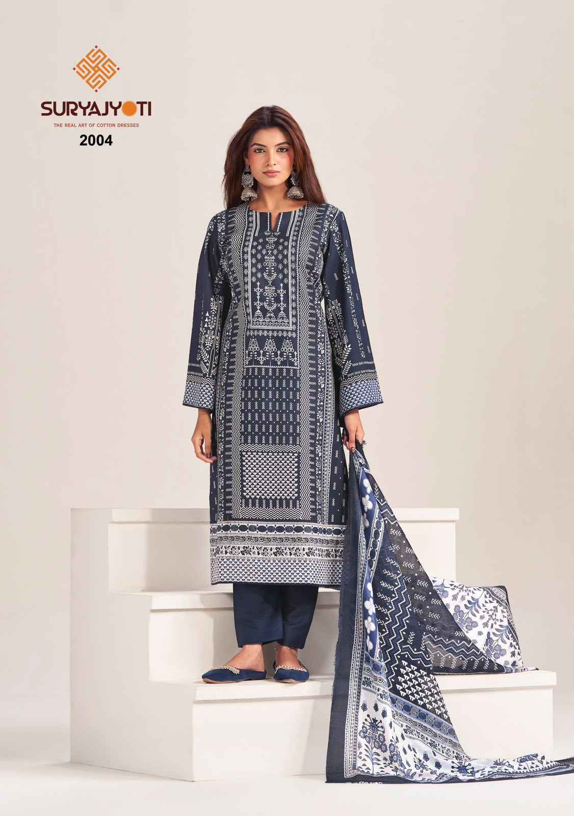 Suryajyoti Kashmiri Cotton Vol 2 Cotton Dress Material 8 Pcs Catalouge