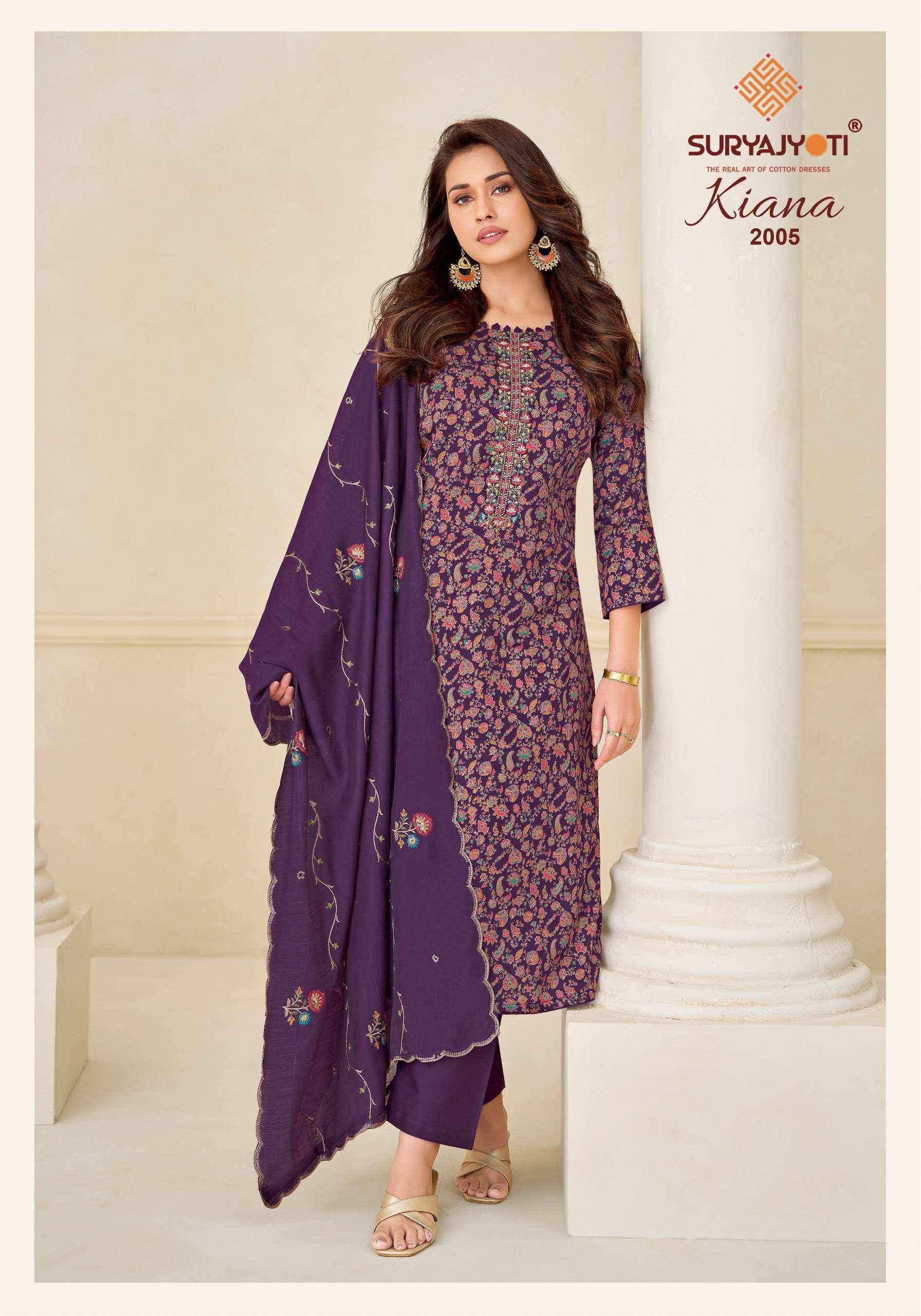 Suryajyoti Kiana Vol 2 Jam Satin Dress Material 6 Pcs Catalouge
