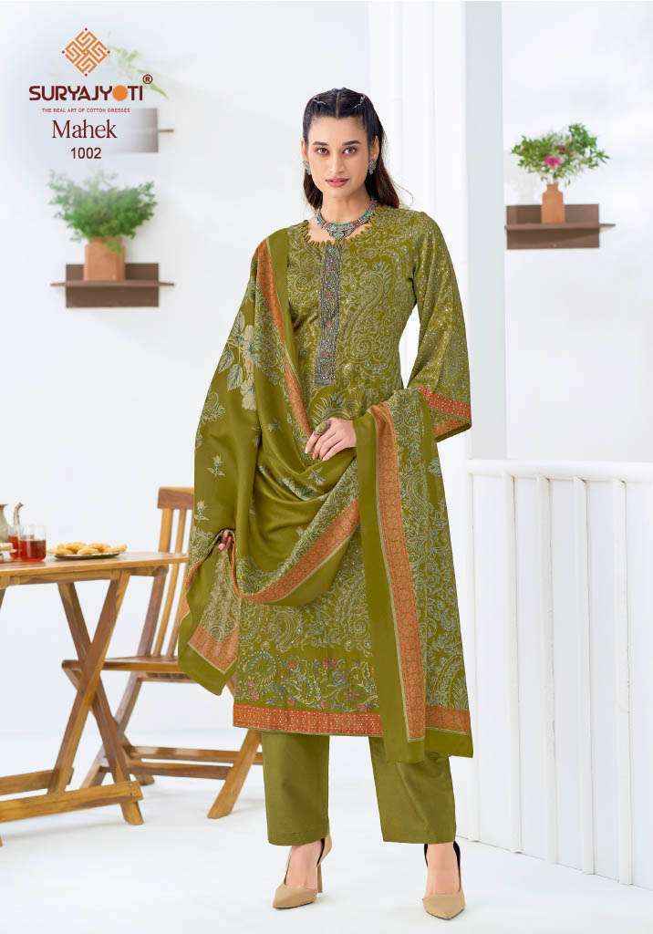 Suryajyoti Mahek Vol 1 Jam Satin Dress Material 6 pcs Catalogue
