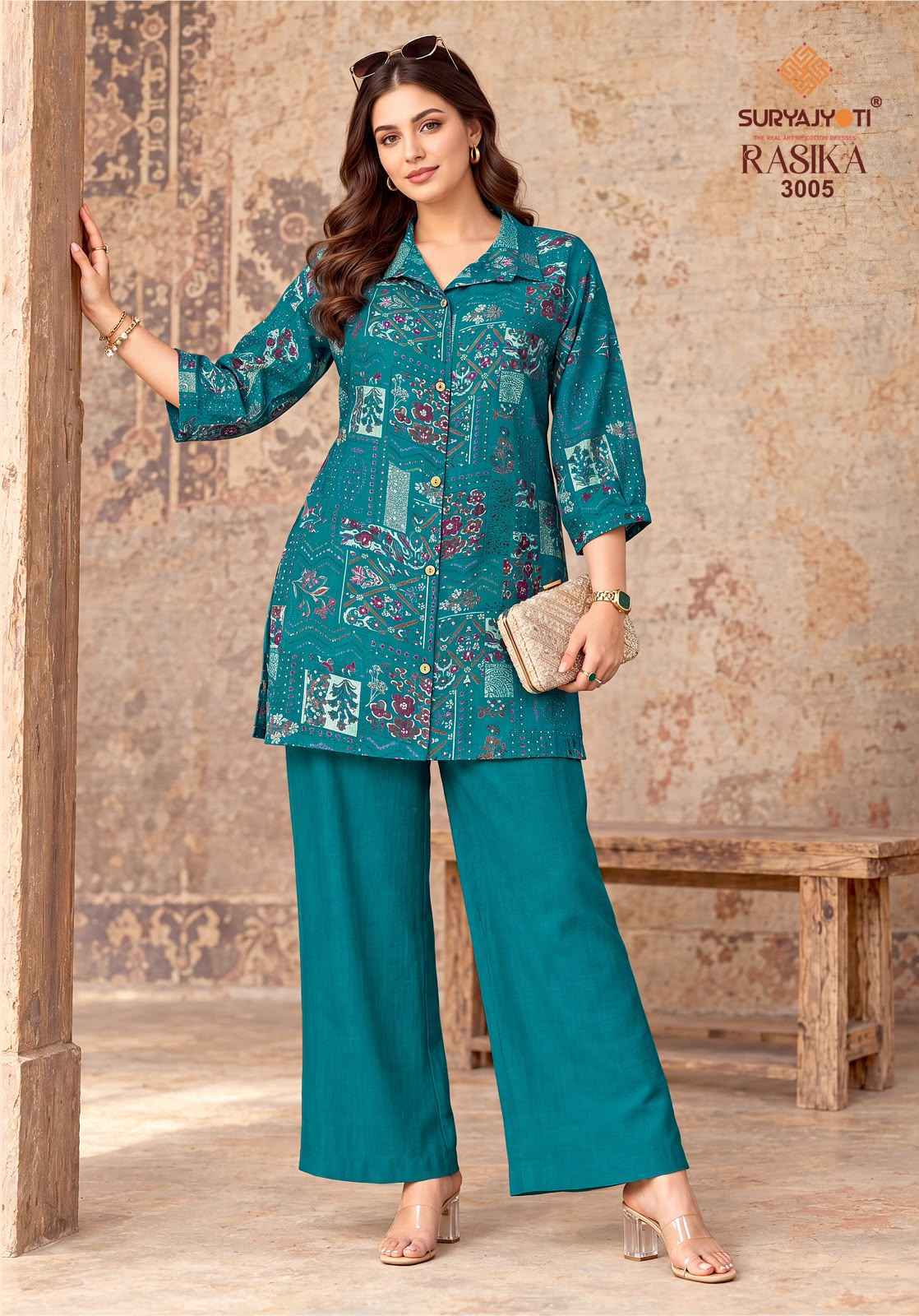 Suryajyoti Rasika Vol 3 Vertigan Co Ord Set 8 pcs Catalogue