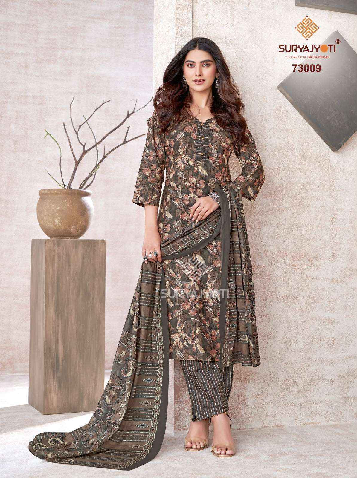 Suryajyoti Trendy Cotton Vol 73 Cotton Dress Material 20 pcs Catalogue