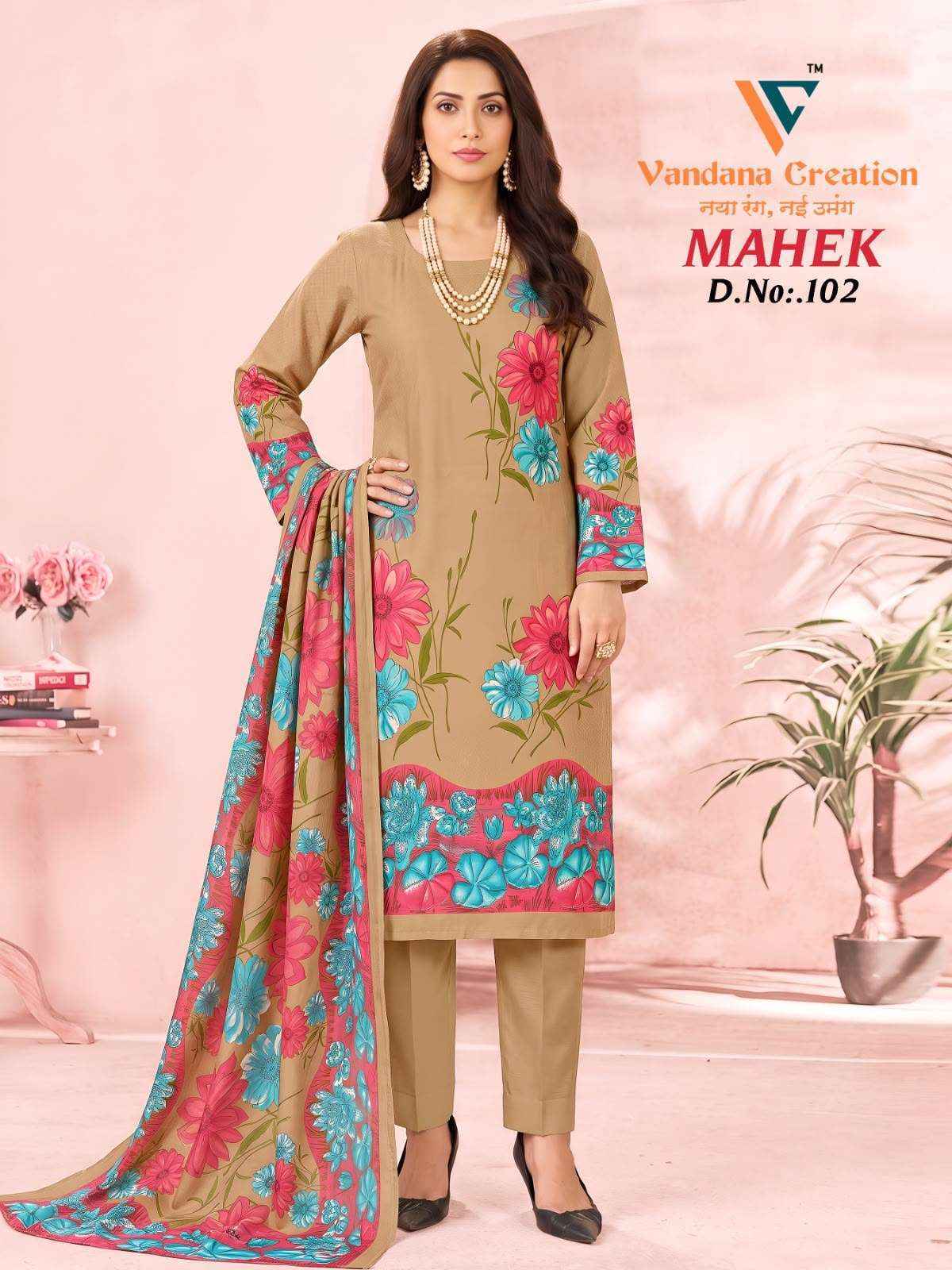 Vandana Creation Mahek Vol 1 Cotton Dress Material 8 pcs Catalogue