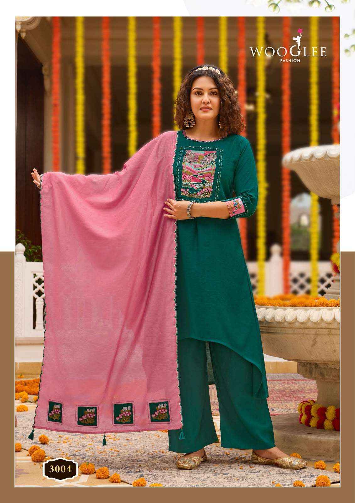 Wooglee Utsavi Viscose Kurti Combo 6 pcs Catalogue