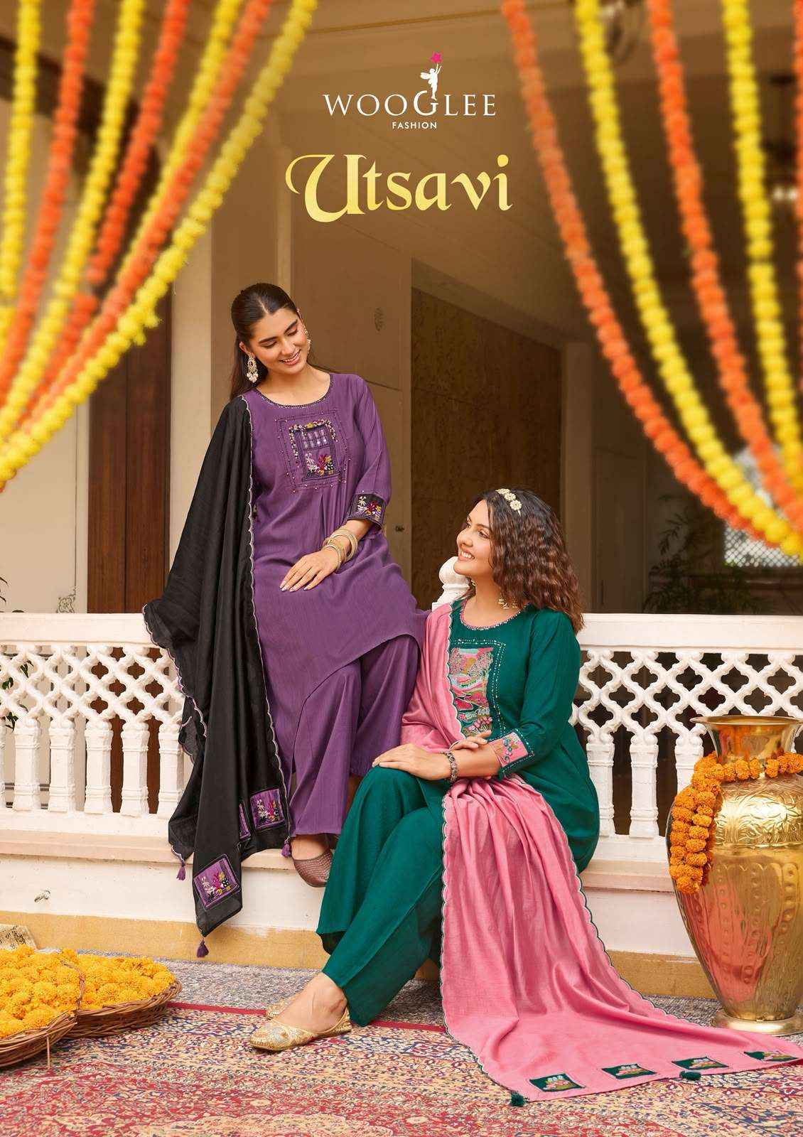 Wooglee Utsavi Viscose Kurti Combo 6 pcs Catalogue